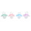 4Pcs Binkies Light Slim Comfortable Safe Premium Newborn Pacifier 1