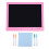 (Pink) Electric Writing Board Kids Graphics Pad Pink 1