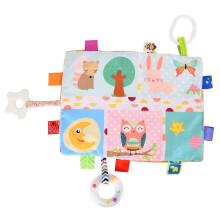 (Moon Rabbit Cloth Book (Brown)) Baby-Sicherheitstuch: Bunte Mondkaninchen-Stoffbuch