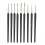 (Painting Brushes) Fine Plastic Paint Brush Set for Kids 1