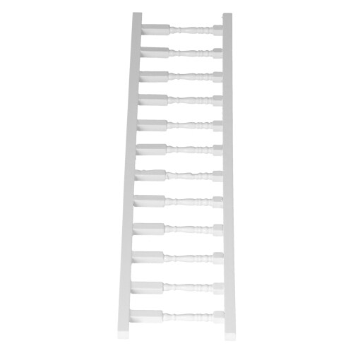 1:12 Poppenhuis Houten Reling Model 1
