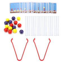 (Colorful Beads Toy) Kinderspiel: Farbklassier-Beads Puzzle Lernspiel