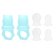 (Blue) Baby Fruit Feeder Pacifier BPA Free Silicone Blue