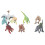 (8pcs / Set) 8x Dinosaurier-Set: Mini, niedlich, lebendig, Deko-Geschenk 3