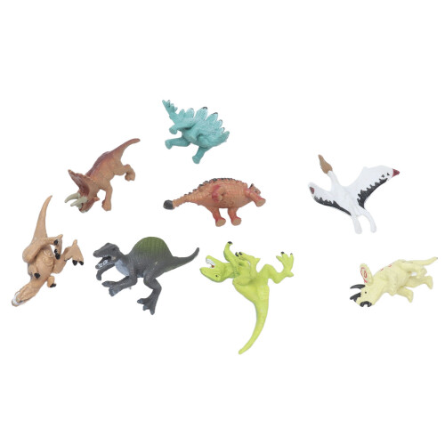(8pcs / Set) 8x Dinosaurier-Set: Mini, niedlich, lebendig, Deko-Geschenk 1