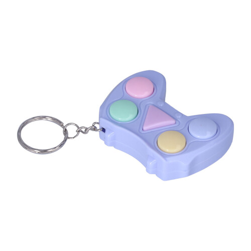 (Blue) Mini-Gameconsole-Schlüsselanhänger, stressfrei, blau 2