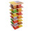 Wooden Stacking Tower Game with Fruit Picture for Kids 4