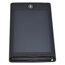 (Black) 6.5 Inch LCD Writing Tablet Kids Drawing Toy Black