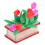 Miniatur-Tulpen glatt, hell, ungiftig 5