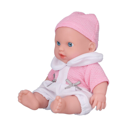 (Pink) 30cm Vinyl Levensgroot Baby Pop Roze 2