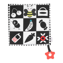 (Bee) Beruhigendes Baby-Stofftier mit Kuscheldecke und Beißring