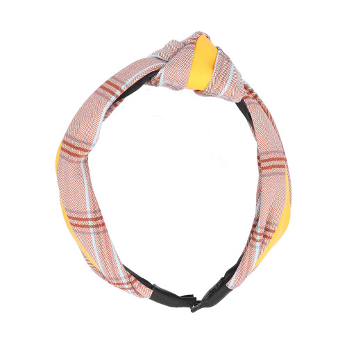 (Yellow) Retro Waschlappen mit Schleife, Schwarz