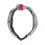 (Wine Red) Retro Waschlappen mit Schleife, Schwarz 1