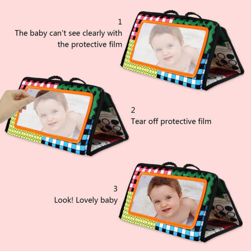 Zwart-Wit Spiegel Speelgoed Baby 2