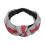 (Wine Red) Retro Waschlappen mit Schleife, Schwarz 2