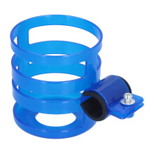 (Blue) Fahrrad-Wasserflaschenhalter Verstellbar Kinderwagen Schwarz