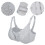 (Gray 38/85) Damen-Spitzen-Still-BH Grau 34/75 3
