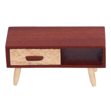 1:12 Puppenhaus TV-Schrank aus Holz Dekorationsmodell