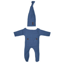 (Blue) Neugeborene Strampler Baby-Fotografie Outfit Blau