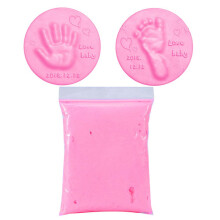 DIY Baby Hand Foot Inkpad 7 Color Soft Clay Foam Supplies for Kids