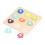(Shape) Holzsteckpuzzle Kleinkind Lernspielzeug mit Griff Form 5