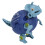 (Blue) DIY Dinosaurier-Ei Schraubenset Modell blau 4