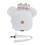 (White) Süßer Anti-Verloren-Kinderrucksack Plüsch Weiß 2