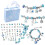 Kit braccialetti DIY retro per bambini blu 1