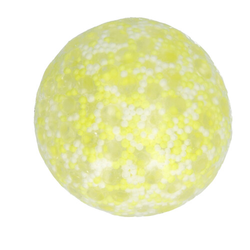 (Yellow) Drukbal Knijpspeeltje Geel 3+
