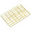 (Gold) Set lettere numeri casa delle bambole scala 1/12 4
