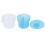 (Blue) Double Layer Baby Milk Powder Dispenser Box 1
