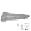 (Gray) Prinses Bed Canopy Net Muggenbescherming Koepel Grijs 5
