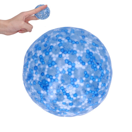 (Blue) Drukbal Knijpspeeltje Geel 3+ 2