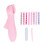 Nail Stamping Machine Kit with Glitter Stickers & File 2