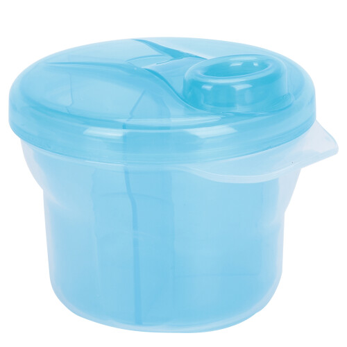 (Blue) Double Layer Baby Milk Powder Dispenser Box 2