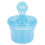 (Blue) Double Layer Baby Milk Powder Dispenser Box 5