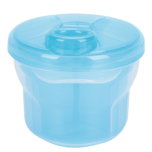 (Blue) Double Layer Baby Milk Powder Dispenser Box 1
