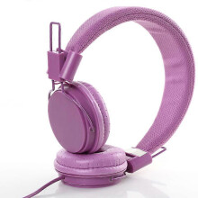 (Purple) EP05 Wired Headphone High Fidelity Noise Reduction Foldable 3.5mm Stereo Gaming Headset for Computer