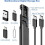 Multi USB Charging Adapter Cable Kit, USB C to Ligh-ting Adapter Box, Conversion Set USB A Type C Lightn-ing Micro Adapter Kit,60W Charging and Data T 2