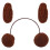 (Coffee) Baby Wool Earphone Photography Props 1