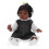 Bambola realistica pelle nera 55cm regalo bimba 5