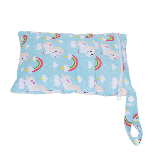 (#3) Double Zipper Wet/Dry Diaper Bag Portable 1