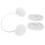 (White) Baby Wool Earphone Photography Props 5