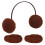 (Coffee) Baby Wool Earphone Photography Props 3