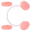 (Pink) Baby Wool Earphone Photography Props 2