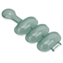 (Green) Kids Rice Ball Mould Shaker DIY Lunch Tool Green