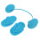 (Blue) Baby Wool Earphone Photography Props 4