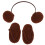(Coffee) Baby Wool Earphone Photography Props 5