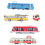 (A Group) HighSpeed Railway Bus PullBack Vehicle Toy for Children 2