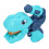 (Blue) Cartoon Dinosaur Projector Toy Yellow Light Sound 3